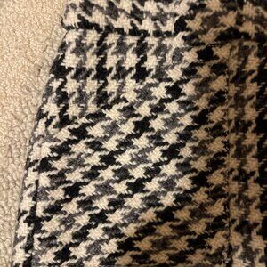 J.Crew size 4 green/black wool skirt